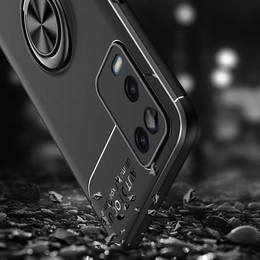 Oppo A54 4G Kılıf Zore Ravel Silikon Kapak Mavi