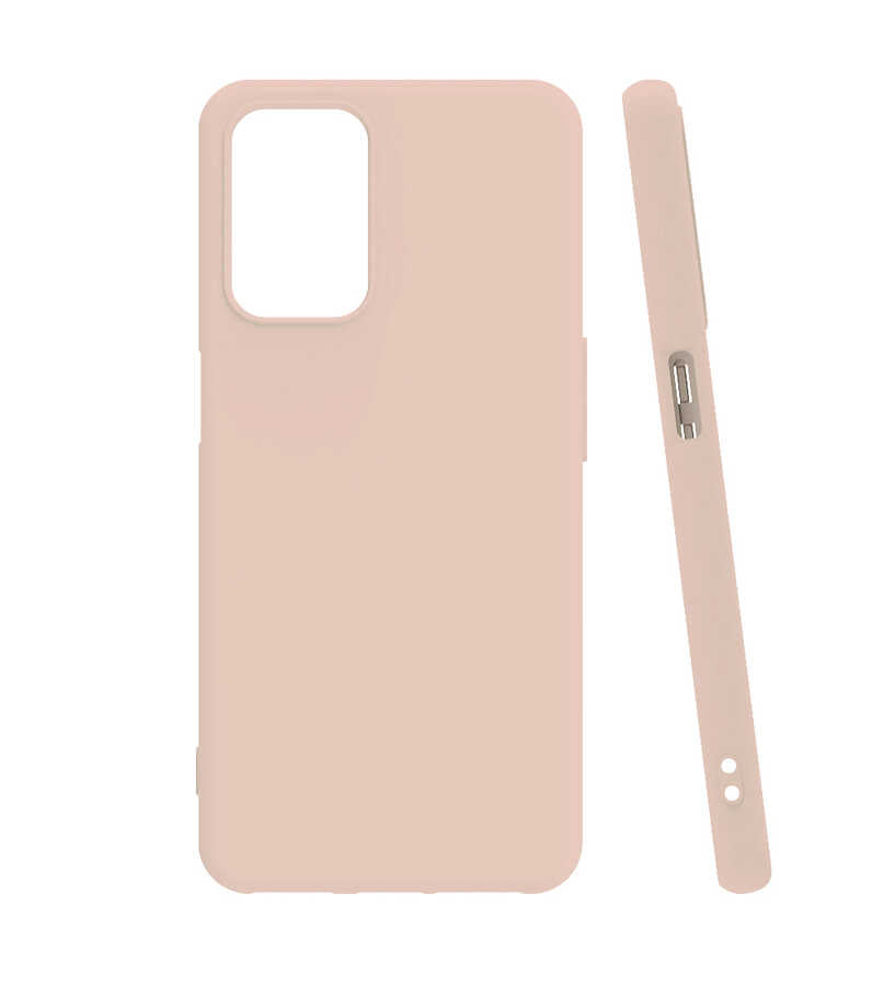 Oppo A55 4G Kılıf Zore Biye Silikon Pembe