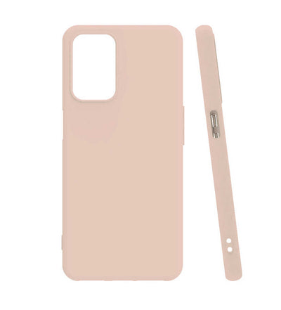 Oppo A55 4G Kılıf Zore Biye Silikon Pembe