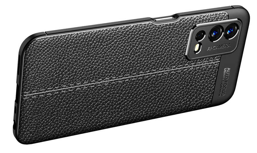 Oppo A55 4G Kılıf Zore Niss Silikon Kapak Lacivert