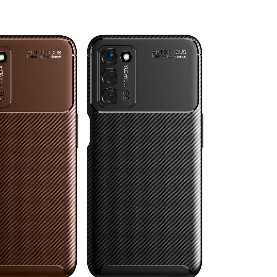 Oppo A55 5G Kılıf Zore Negro Silikon Kapak Siyah