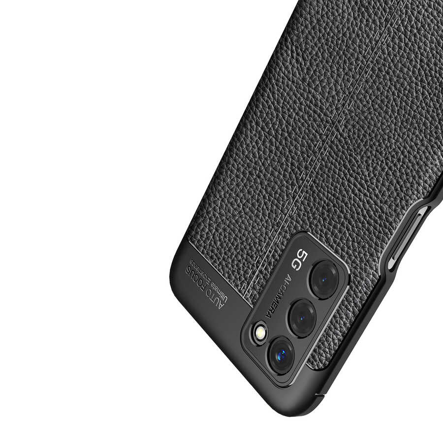 Oppo A55 5G Kılıf Zore Niss Silikon Kapak Kırmızı