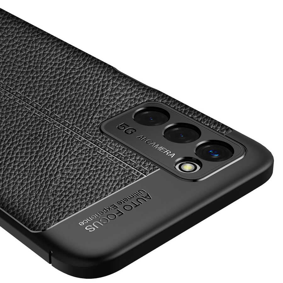 Oppo A55 5G Kılıf Zore Niss Silikon Kapak Kırmızı