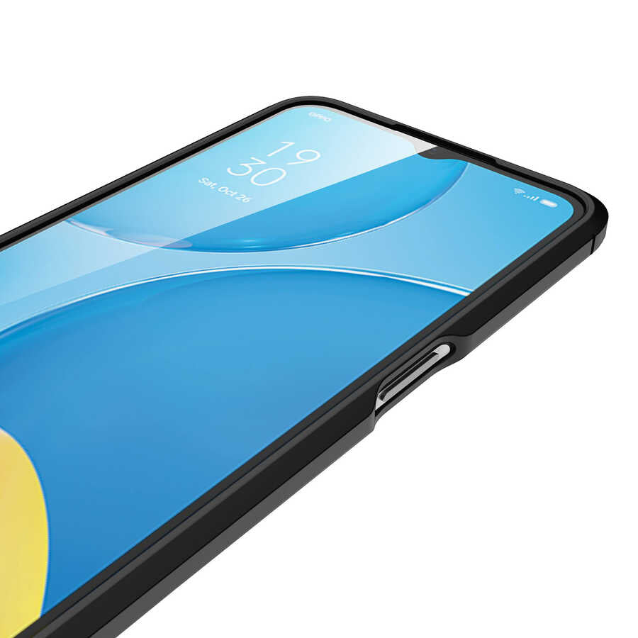 Oppo A55 5G Kılıf Zore Niss Silikon Kapak Kırmızı