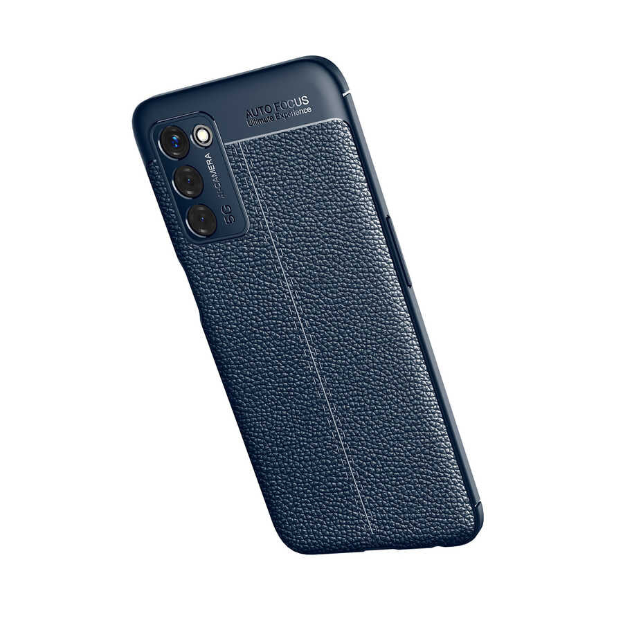 Oppo A55 5G Kılıf Zore Niss Silikon Kapak Kırmızı