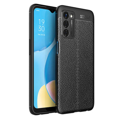 Oppo A55 5G Kılıf Zore Niss Silikon Kapak Siyah