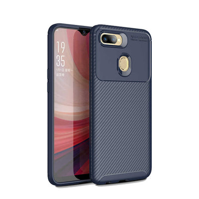 Oppo A5S Kılıf Zore Negro Silikon Kapak Siyah