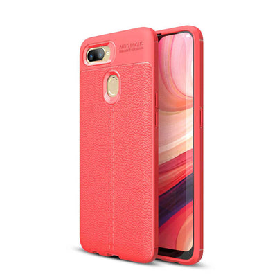 Oppo A5S Kılıf Zore Niss Silikon Kapak Kırmızı