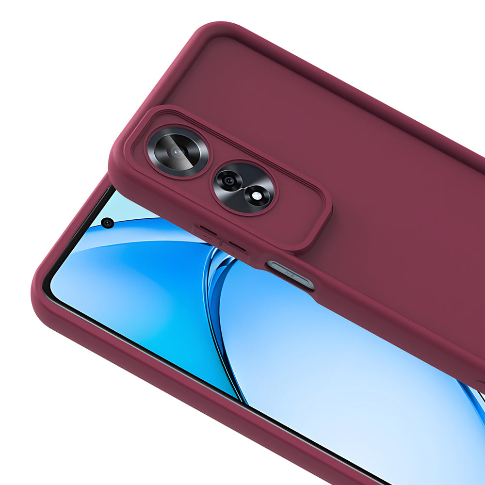 Oppo A60 Kılıf Kamera Korumalı Zore Ananas Kapak Siyah