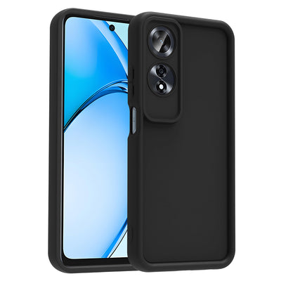 Oppo A60 Kılıf Kamera Korumalı Zore Ananas Kapak Siyah