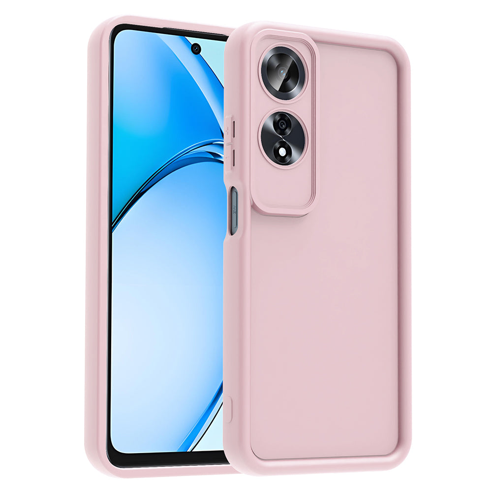 Oppo A60 Kılıf Kamera Korumalı Zore Ananas Kapak Pembe