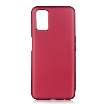 Oppo A72 Kılıf Zore Premier Silikon Kapak Mürdüm