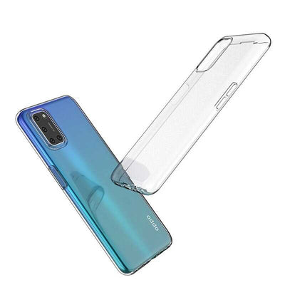 Oppo A72 Kılıf Zore Süper Silikon Kapak Renksiz