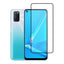 Oppo A72 Zore Kenarları Kırılmaya Dayanıklı Cam Ekran Koruyucu Siyah
