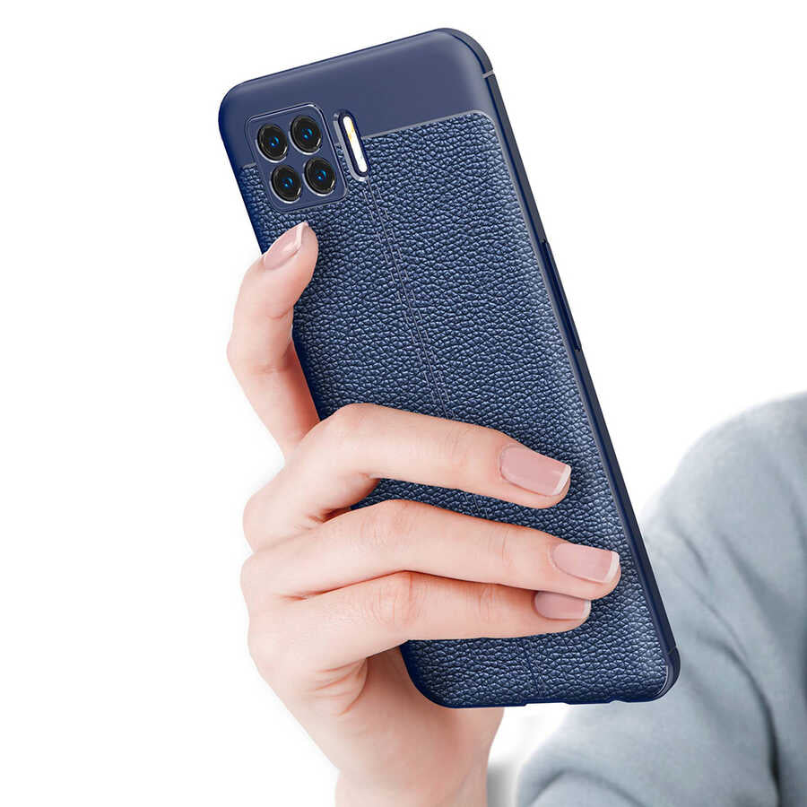 Oppo A73 Kılıf Zore Niss Silikon Kapak Siyah