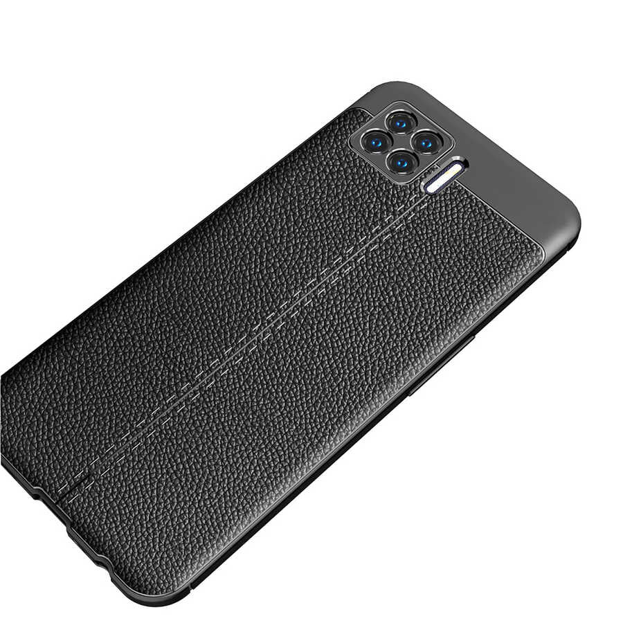 Oppo A73 Kılıf Zore Niss Silikon Kapak Lacivert