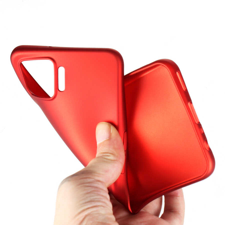 Oppo A73 Kılıf Zore Premier Silikon Kapak Mürdüm