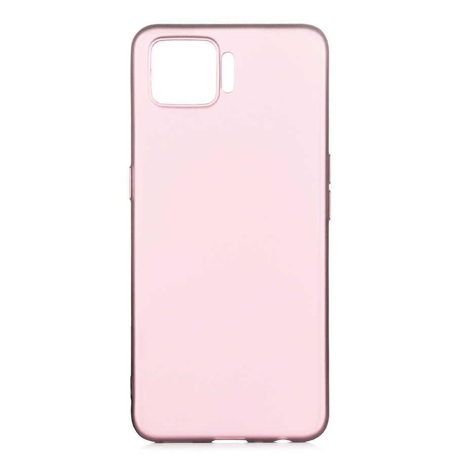Oppo A73 Kılıf Zore Premier Silikon Kapak Rose Gold
