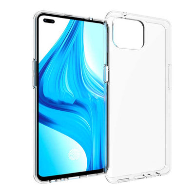 Oppo A73 Kılıf Zore Süper Silikon Kapak Renksiz