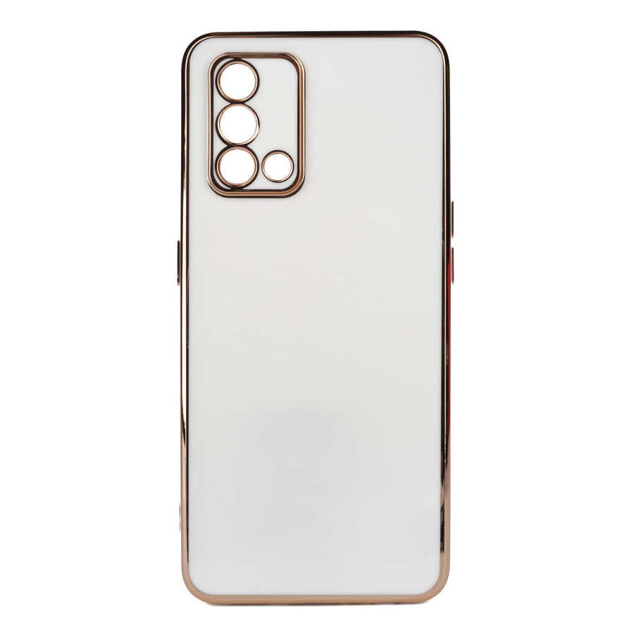 Oppo A74 4G Kılıf Zore Bark Kapak Beyaz