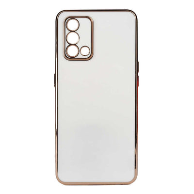 Oppo A74 4G Kılıf Zore Bark Kapak Beyaz