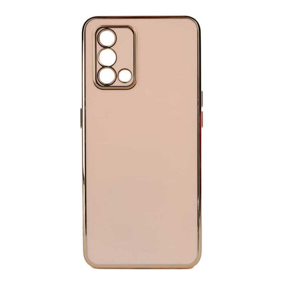 Oppo A74 4G Kılıf Zore Bark Kapak Rose Gold