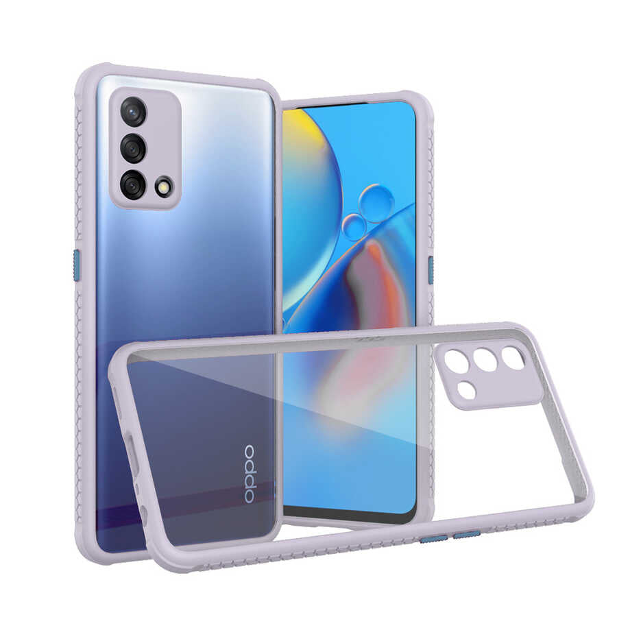 Oppo A74 4G Kılıf Zore Kaff Kapak Siyah