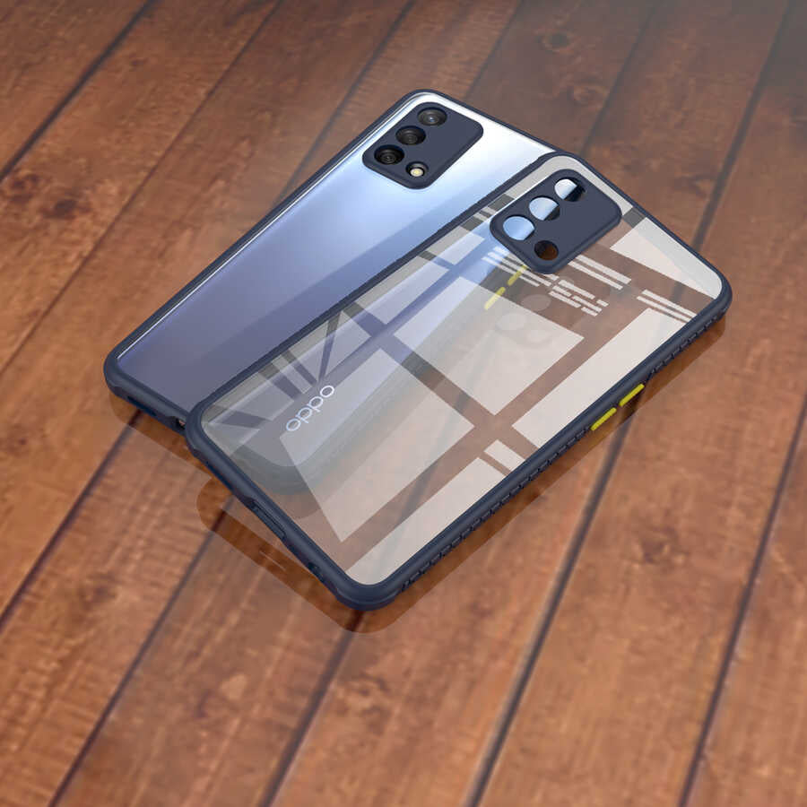 Oppo A74 4G Kılıf Zore Kaff Kapak Koyu Yeşil