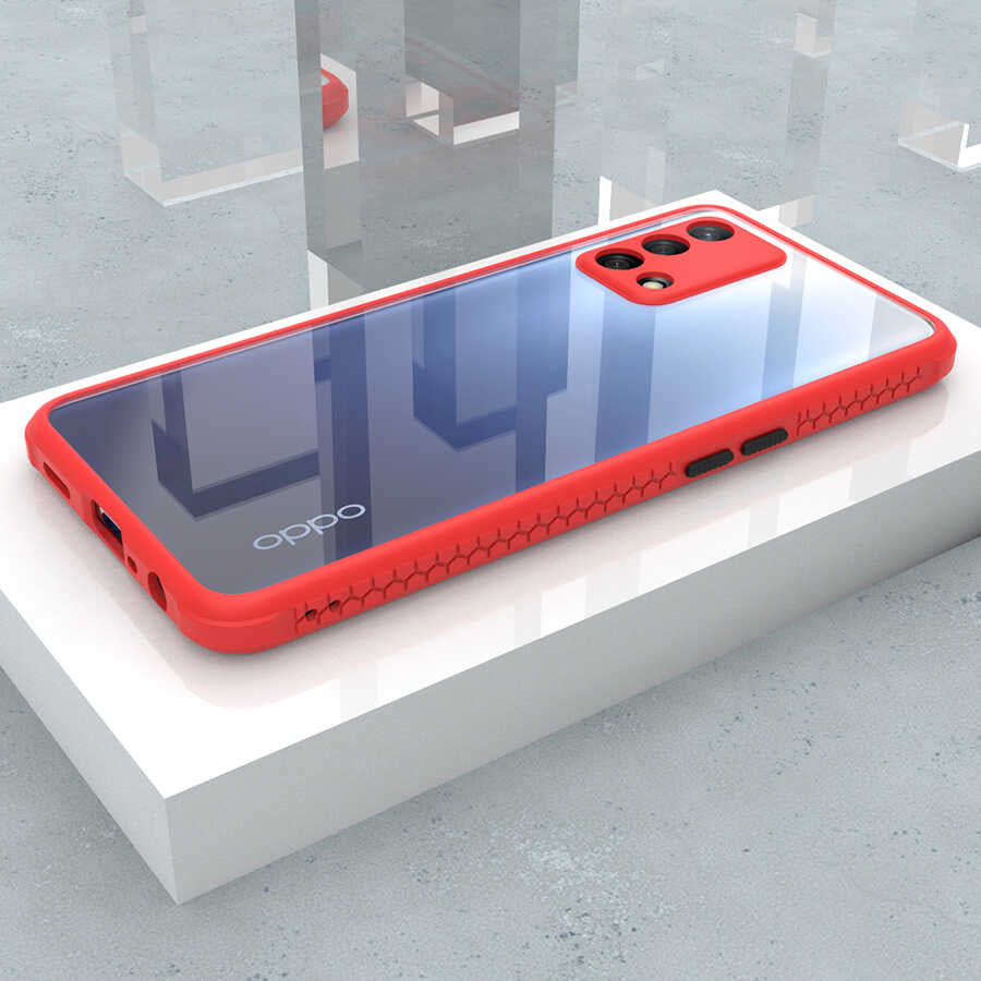 Oppo A74 4G Kılıf Zore Kaff Kapak Siyah