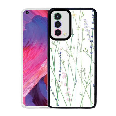 Oppo A74 4G Kılıf Zore M-Fit Desenli Kapak Flower No4