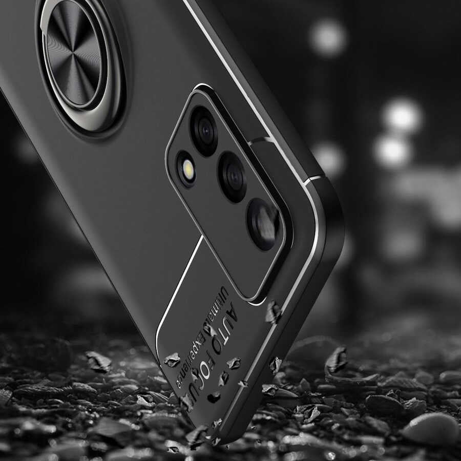 Oppo A74 4G Kılıf Zore Ravel Silikon Kapak Kırmızı