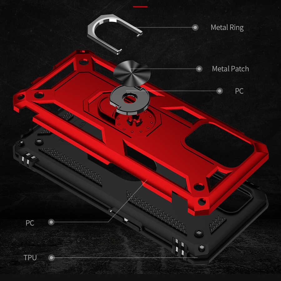 Oppo A74 4G Kılıf Zore Vega Kapak Rose Gold