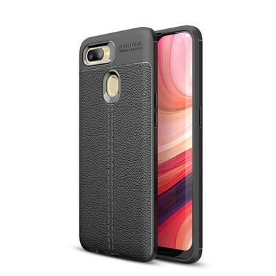 Oppo A7X Kılıf Zore Niss Silikon Kapak Siyah