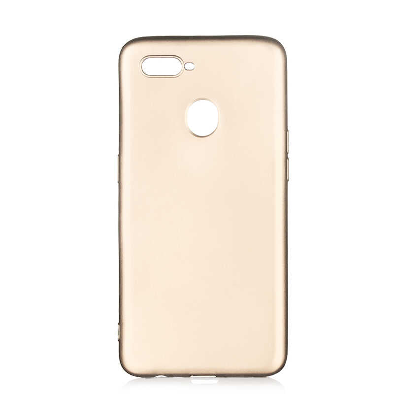Oppo A7X Kılıf Zore Premier Silikon Kapak Gold