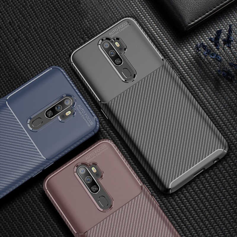 Oppo A9 2020 Kılıf Zore Negro Silikon Kapak Siyah