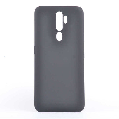 Oppo A9 2020 Kılıf Zore Premier Silikon Kapak Siyah