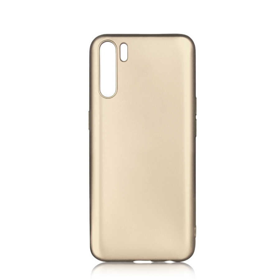 Oppo A91 Kılıf Zore Premier Silikon Kapak Gold
