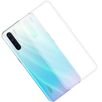 Oppo Reno 3 Kılıf Zore Süper Silikon Kapak Renksiz