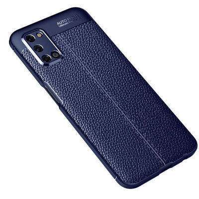 Oppo A92 Kılıf Zore Niss Silikon Kapak Lacivert