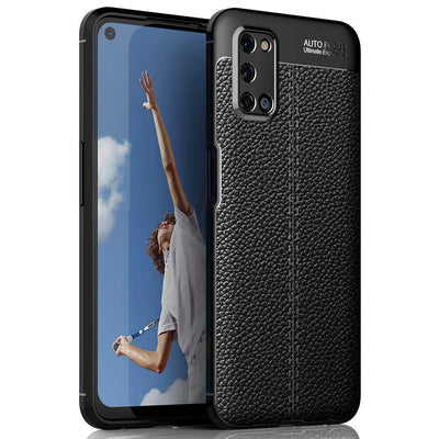 Oppo A92 Kılıf Zore Niss Silikon Kapak Lacivert