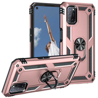 Oppo A92 Kılıf Zore Vega Kapak Rose Gold