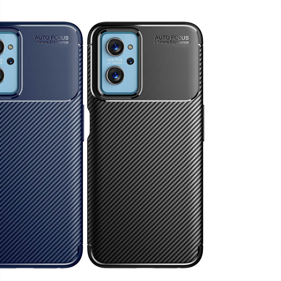 Oppo A96 4G Kılıf Zore Negro Silikon Kapak Siyah