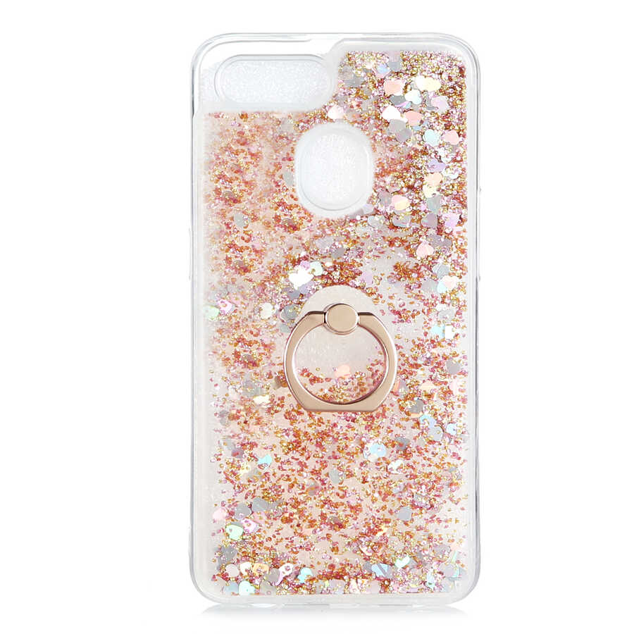 Oppo AX7 Kılıf Zore Milce Kapak Gold