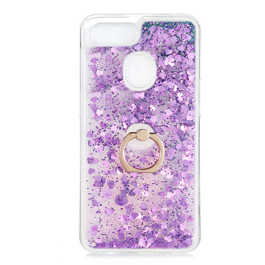 Oppo AX7 Kılıf Zore Milce Kapak Mor