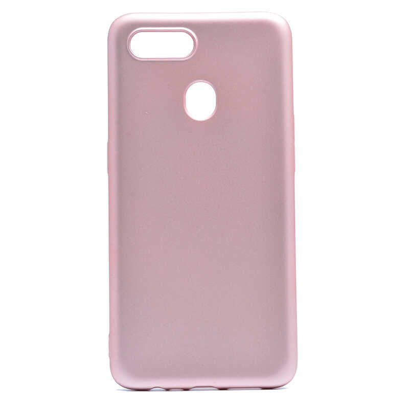 Oppo AX7 Kılıf Zore Premier Silikon Kapak Rose Gold