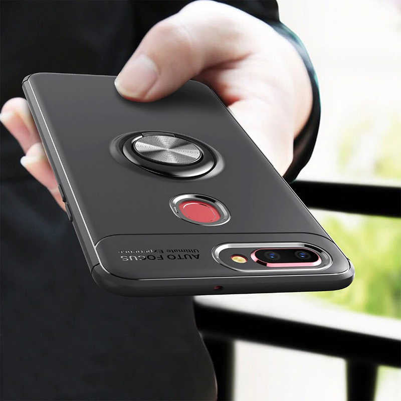 Oppo AX7 Kılıf Zore Ravel Silikon Kapak Kırmızı