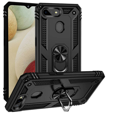 Oppo AX7 Kılıf Zore Vega Kapak Mavi