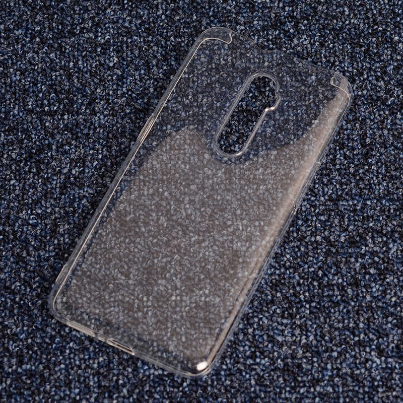 Oppo Reno 10X Zoom Kılıf Zore Süper Silikon Kapak Renksiz