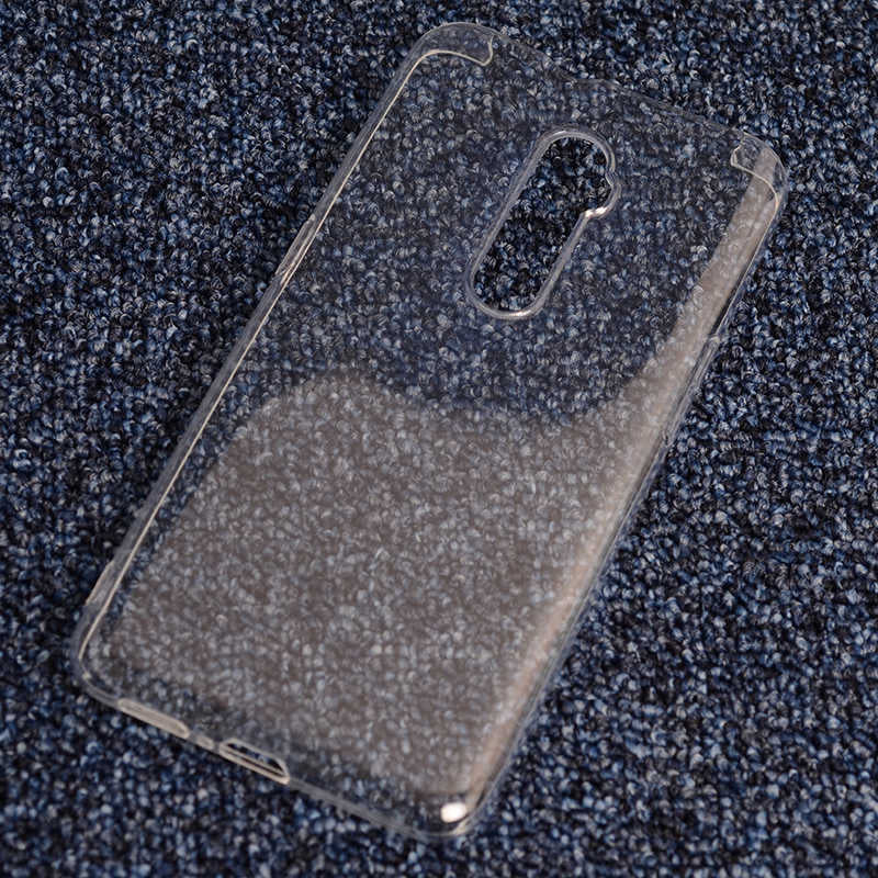 Oppo Reno 10X Zoom Kılıf Zore Süper Silikon Kapak Renksiz