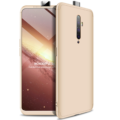 Oppo Reno 2Z Kılıf Zore Ays Kapak Gold
